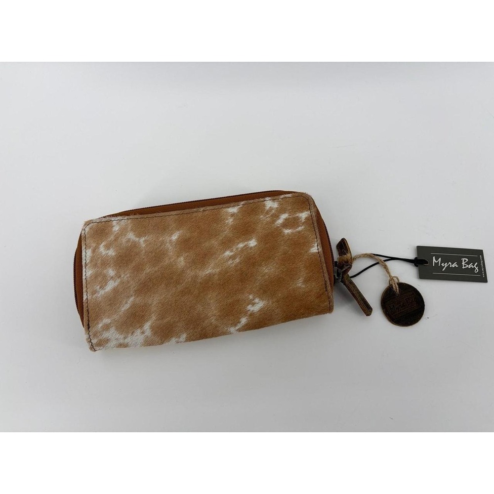 Myra "Sand Dune Leather" Double Zipper Wallet,‎ NWT - Picture 2 of 6